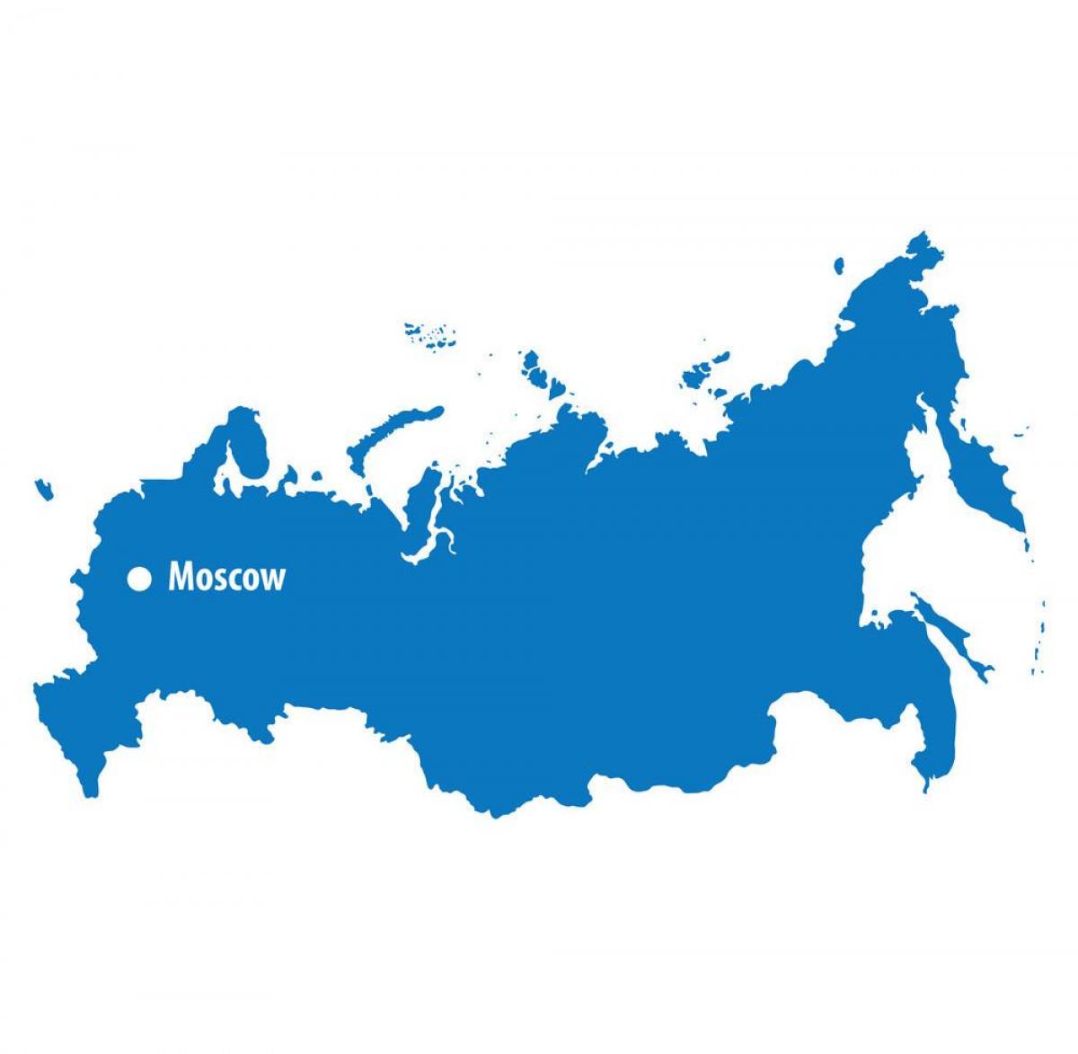 Mapa stolicy Rosji