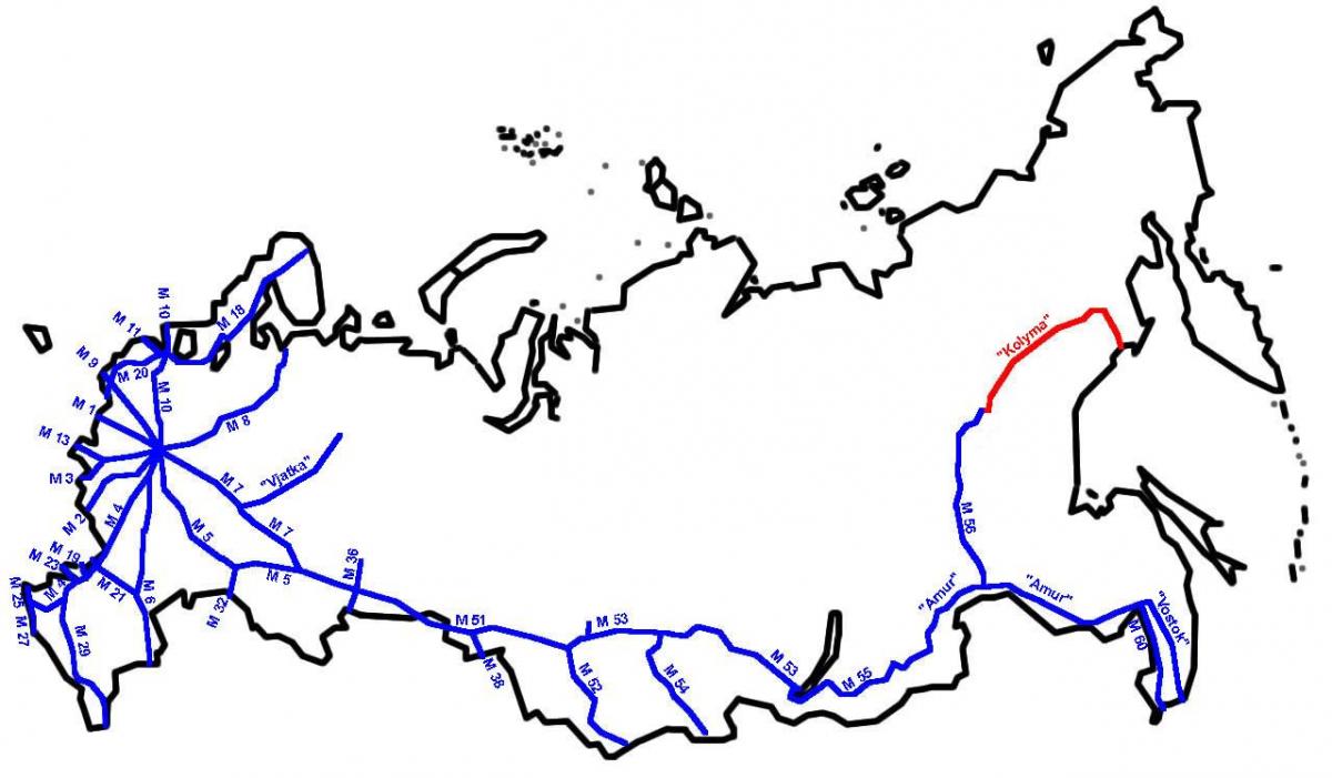 Mapa drogowa Rosji